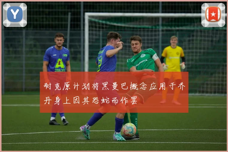 耐克原计划将黑曼巴概念应用于乔丹身上因其恐蛇而作罢