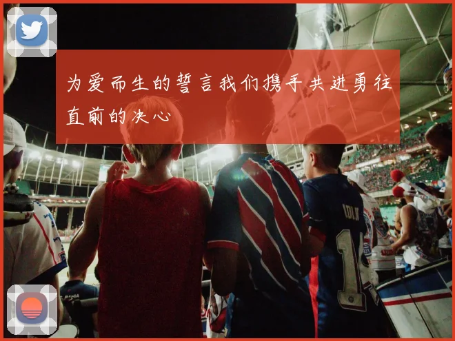 为爱而生的誓言我们携手共进勇往直前的决心